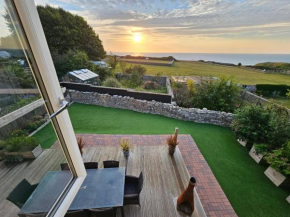 Seaview Home with Private Garden, Decking & Fire Pit
